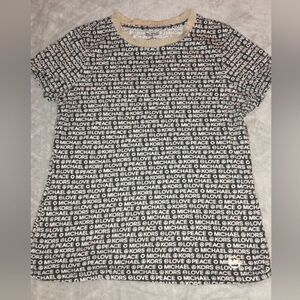 Michael Kors | Peace & Love Logo T Shirt great condition 👍 size XS